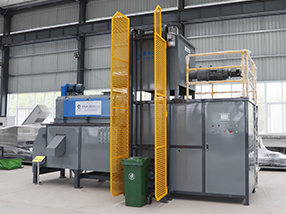 一體化廚余垃圾減量化處理設備案例現(xiàn)場